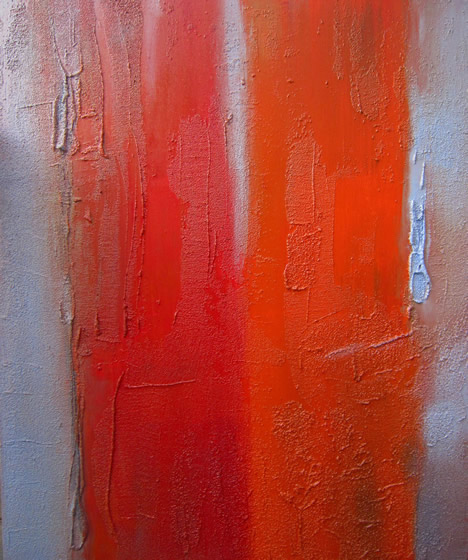 Kayaköy Wall 1 30” x 36” Mixed media on canvas