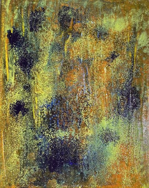 Michelle Letarte, Compromis de couleurs, Dorcas Bay, phototransfers and acrylic on canvas, 10 x 8"
